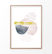 Load image into Gallery viewer, Abstract Stains with Gold. Wall Art Print
