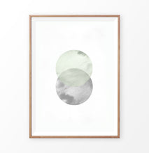 Load image into Gallery viewer, Abstract Moon Circle Nordic Art
