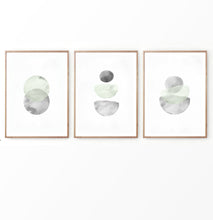 Load image into Gallery viewer, Nordic Geometric Abstract Set of 3 Prints
