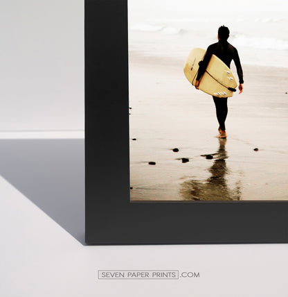 Corner of a black frame