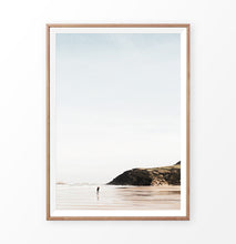 Load image into Gallery viewer, Lonely Beach With Rock Retro Photo
