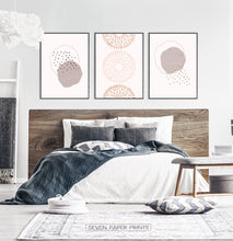 Load image into Gallery viewer, Boho Wall Art Set in Neutral Color for Bedroom
