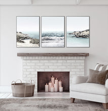 Load image into Gallery viewer, Triptych Ocean Wall Art Print
