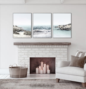 Triptych Ocean Wall Art Print