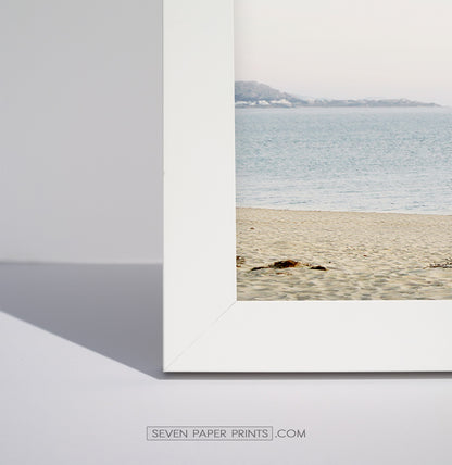 A corner of a white frame