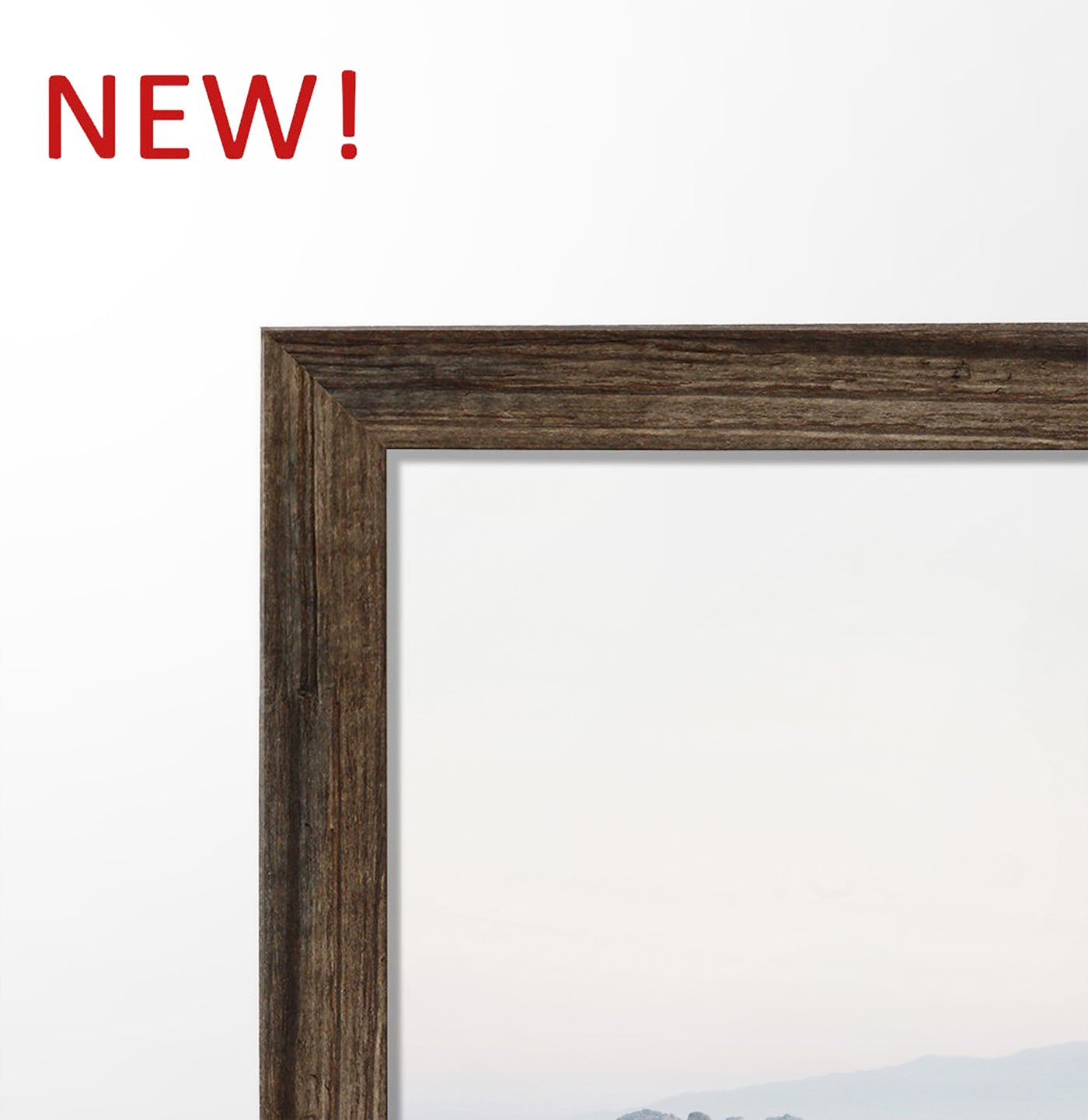New wooden frame is available!