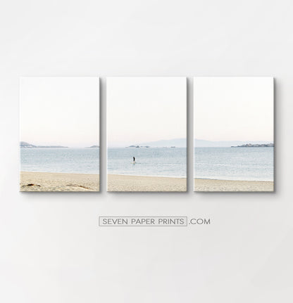Seashore 3 piece canvas wall art #271