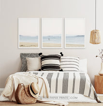 Load image into Gallery viewer, Minimalist Beach Photography Triptych
