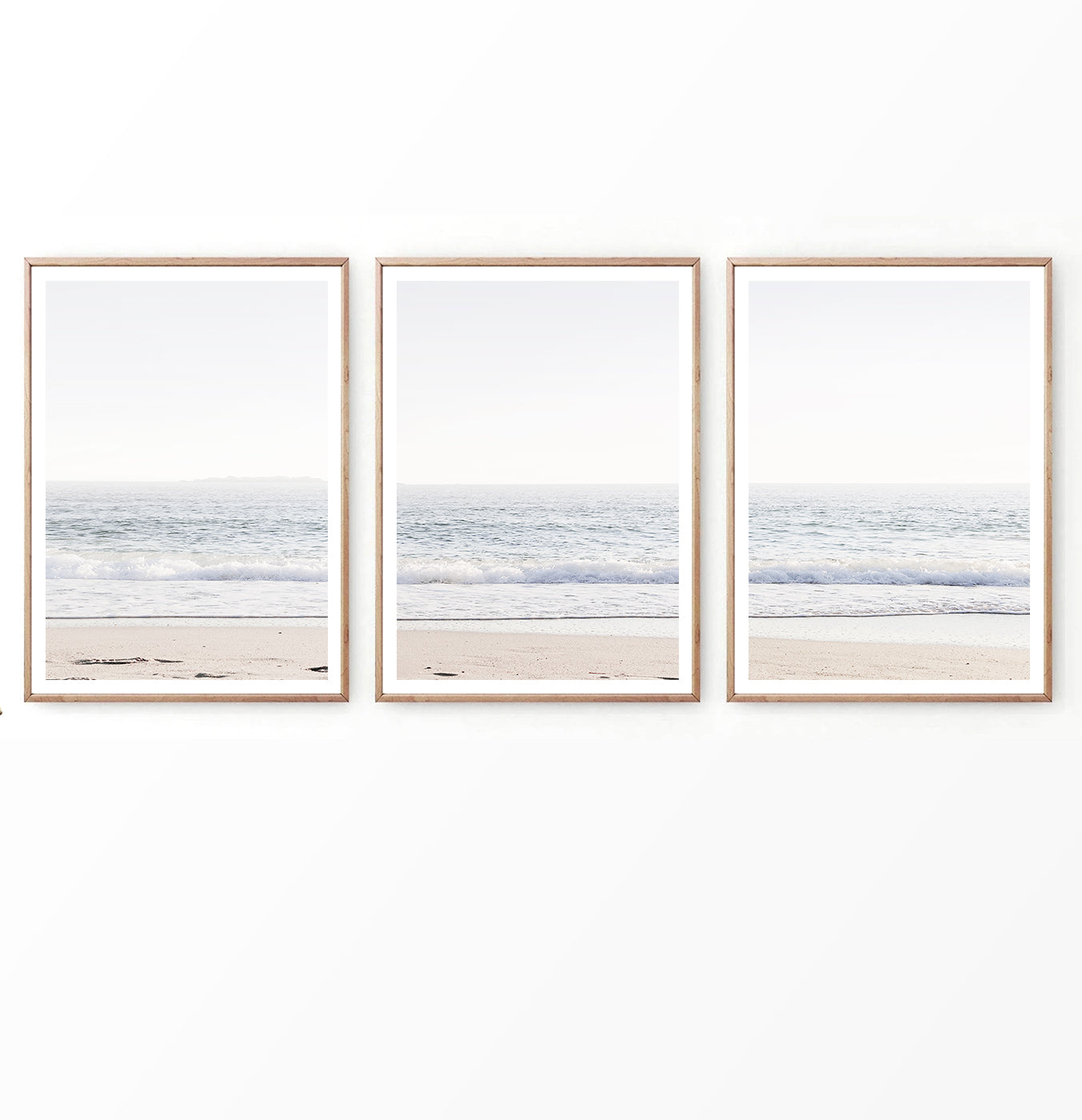 Sea landscape Triptych