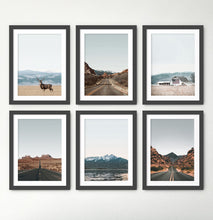 Load image into Gallery viewer, Rocky Mountains in Colorado vs Arizona Canyons Set Of 6 Wall Art
