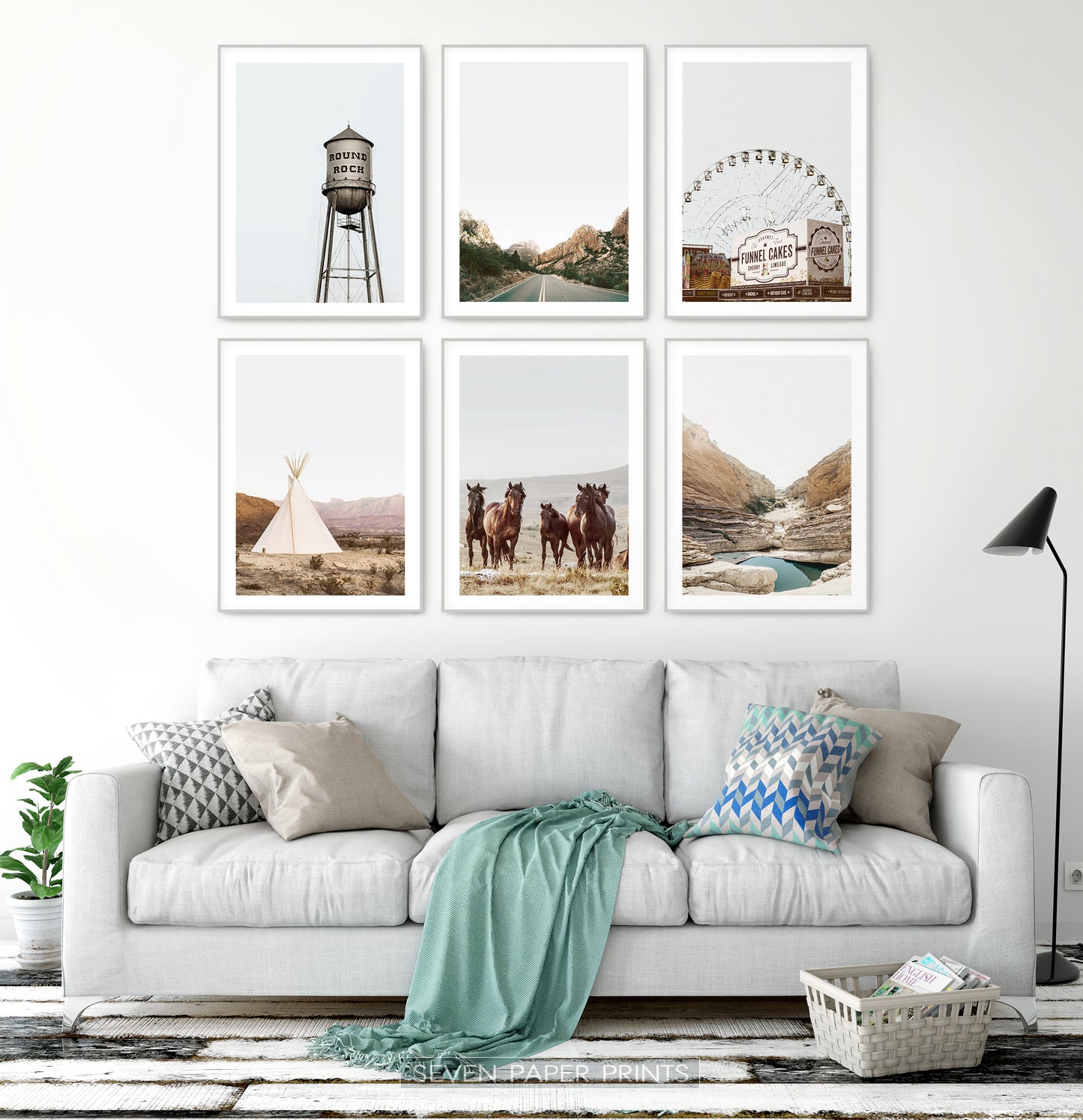 Texas Nature Beauty 6 Piece Wall Art