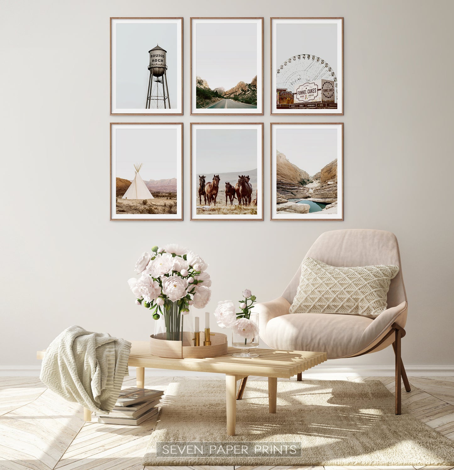 Texas Nature Beauty 6 Piece Wall Art