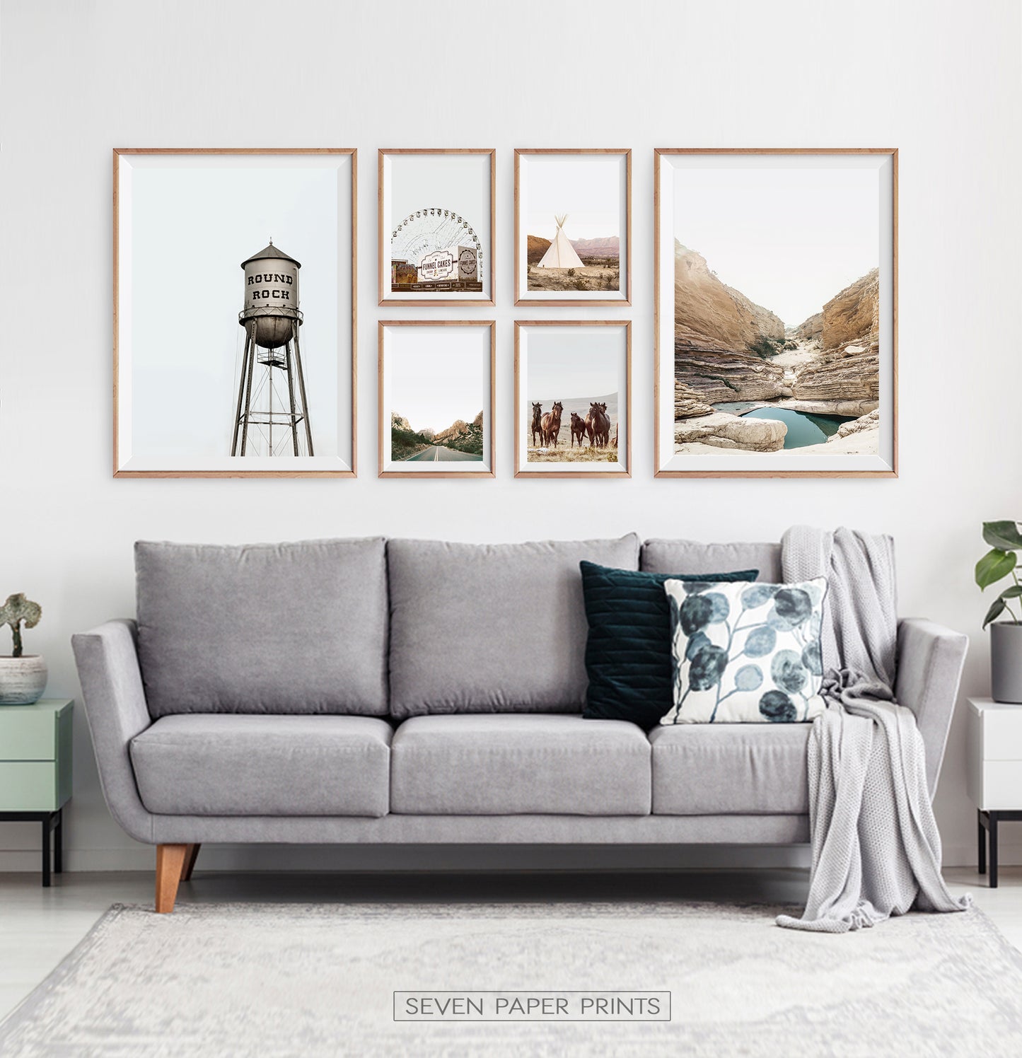 Texas Nature Beauty 6 Piece Wall Art
