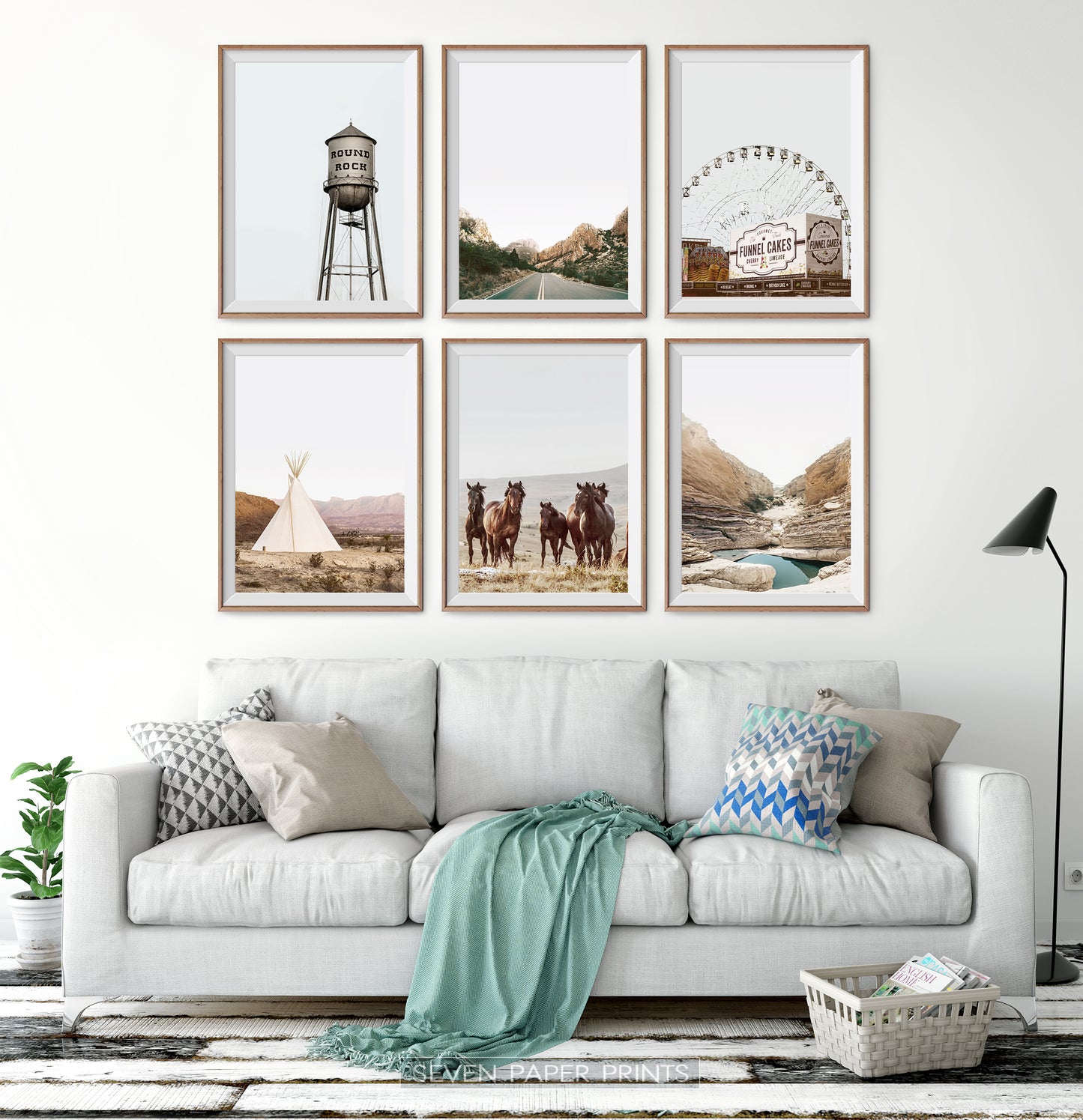 Texas Nature Beauty 6 Piece Wall Art