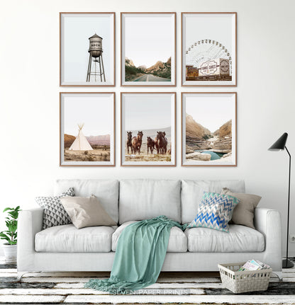 Texas Nature Beauty 6 Piece Wall Art