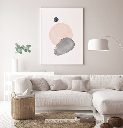 Earth Color Living Room Wall Art