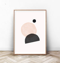 Load image into Gallery viewer, Abstract Minimal Print in Earth Colors | Boho Art
