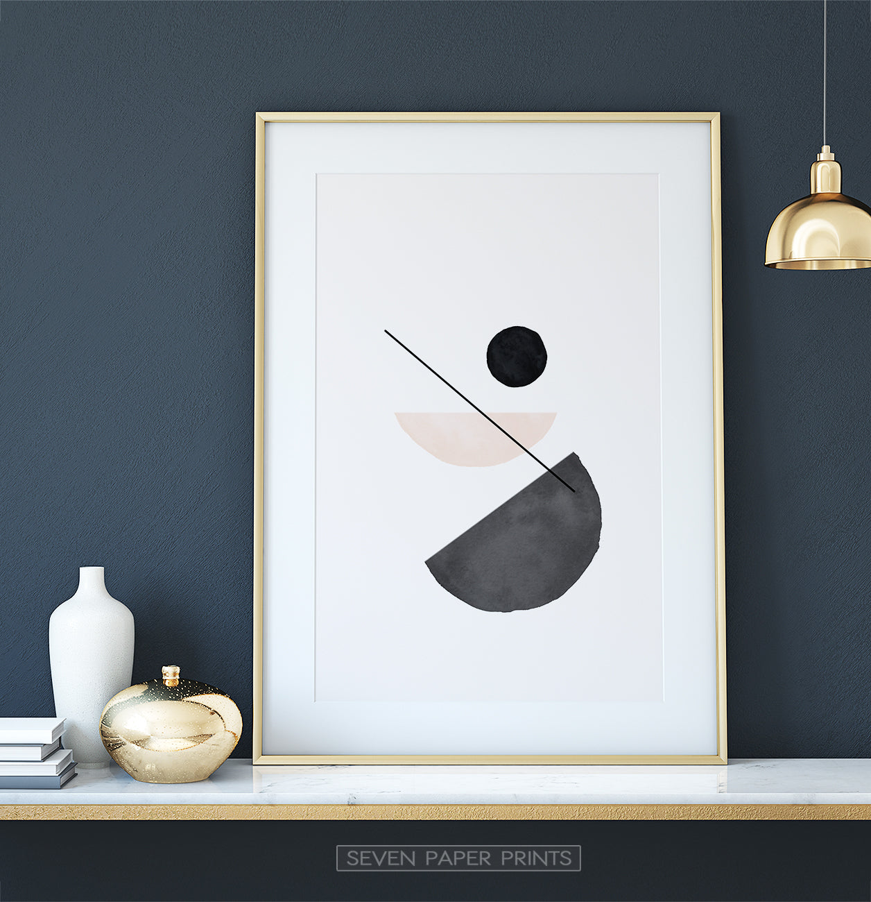 Sunburst Neutral Colors Wall Art, Terracotta Abstract Print