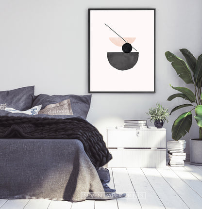 Boho Abstract Shapes in Sunburst Neutral Colors