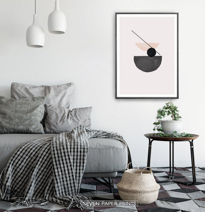 Boho Abstract Shapes in Sunburst Neutral Colors