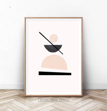 Load image into Gallery viewer, Desert Color Geometric Neutral Art Print
