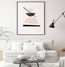 Load image into Gallery viewer, Desert Color Geometric Neutral Art Print
