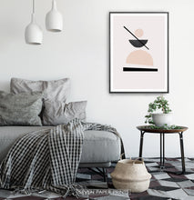 Load image into Gallery viewer, Desert Color Geometric Neutral Art Print
