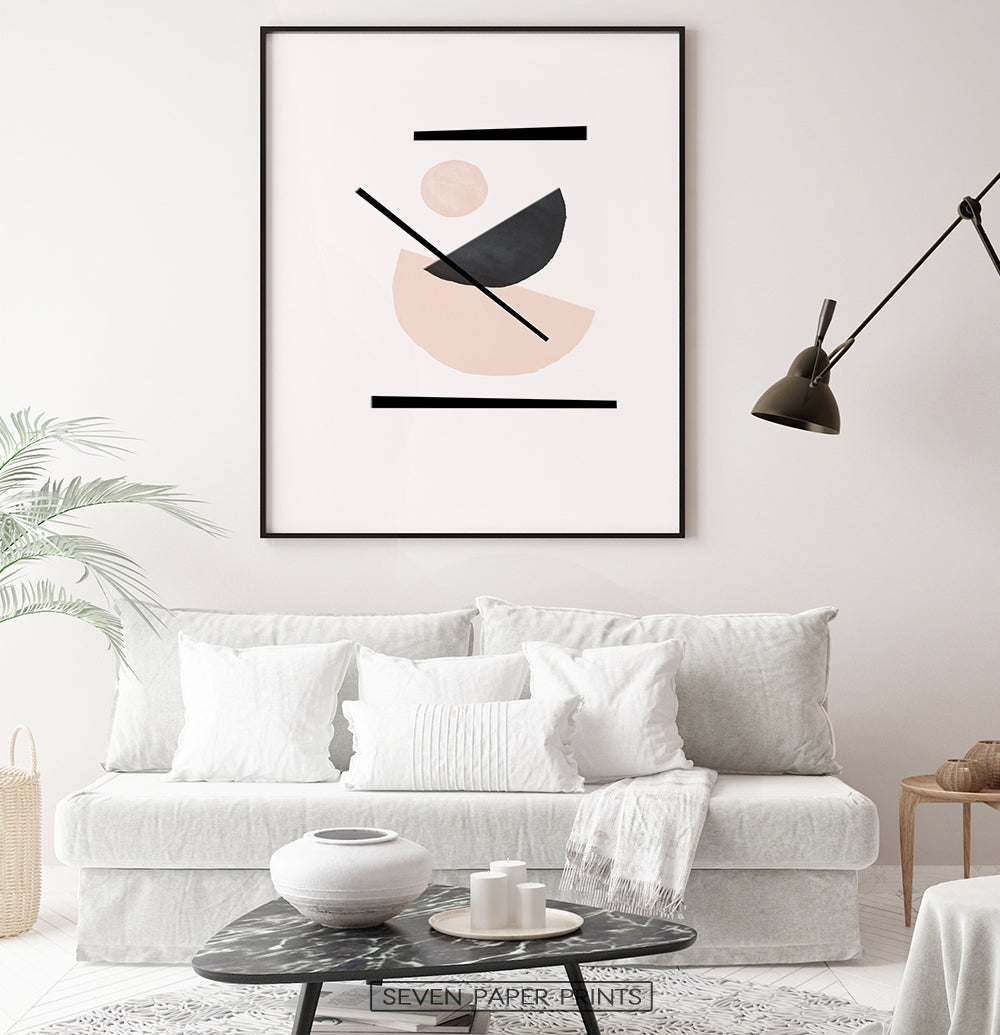 Minimalist Modern Wall Art, Contemporary Minimal Print