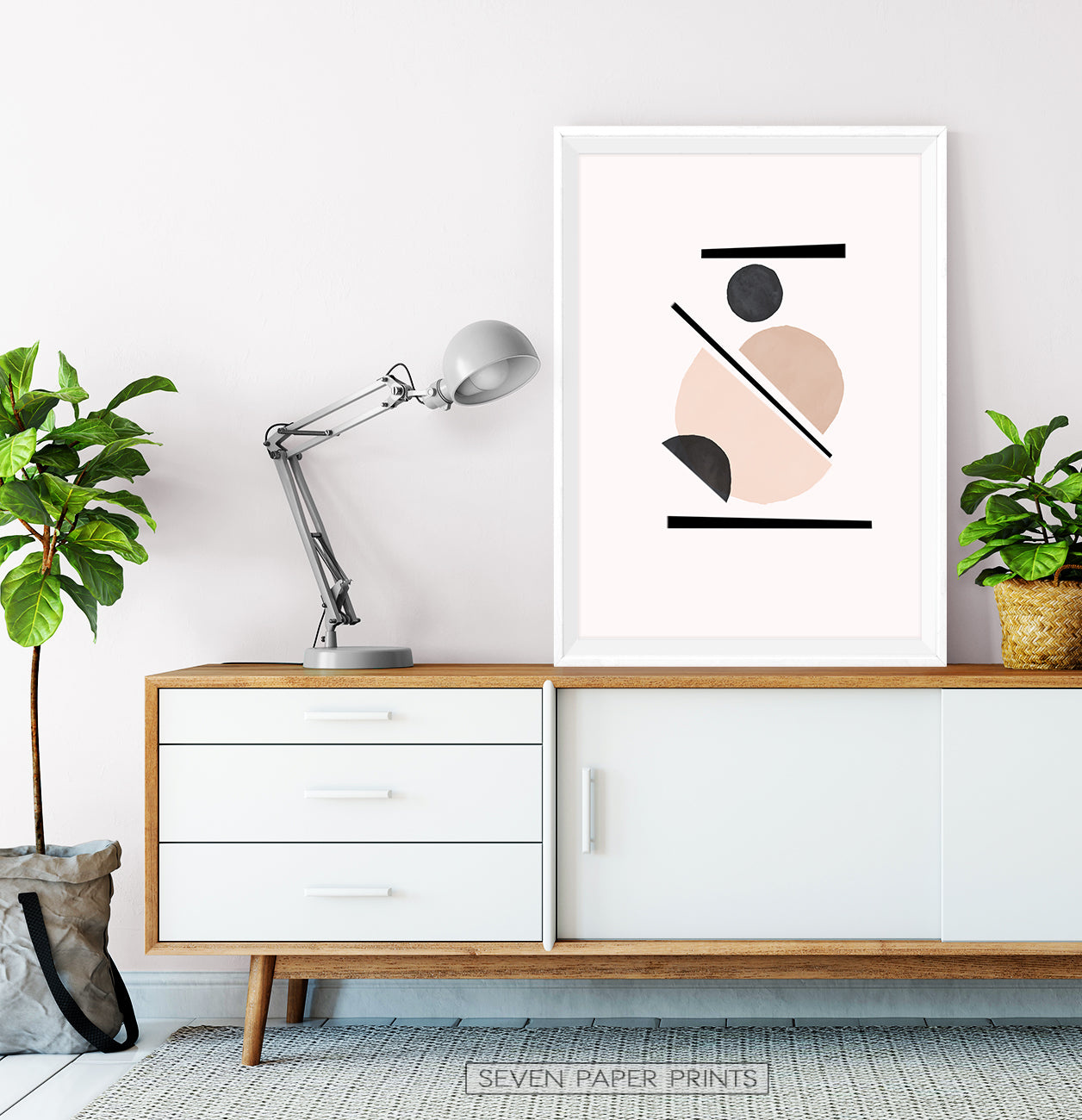 Abstract Art for Cabinet Decoration