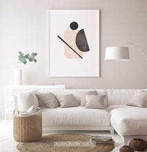 Load image into Gallery viewer, Abstract Shapes, Beige Boho Decor
