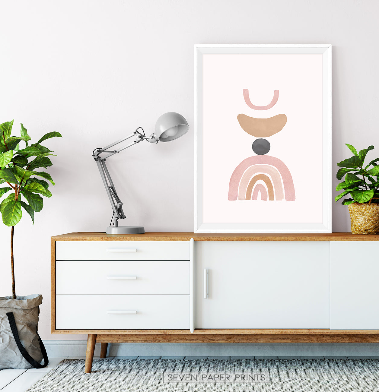 Soft Natural Color Abstract Art