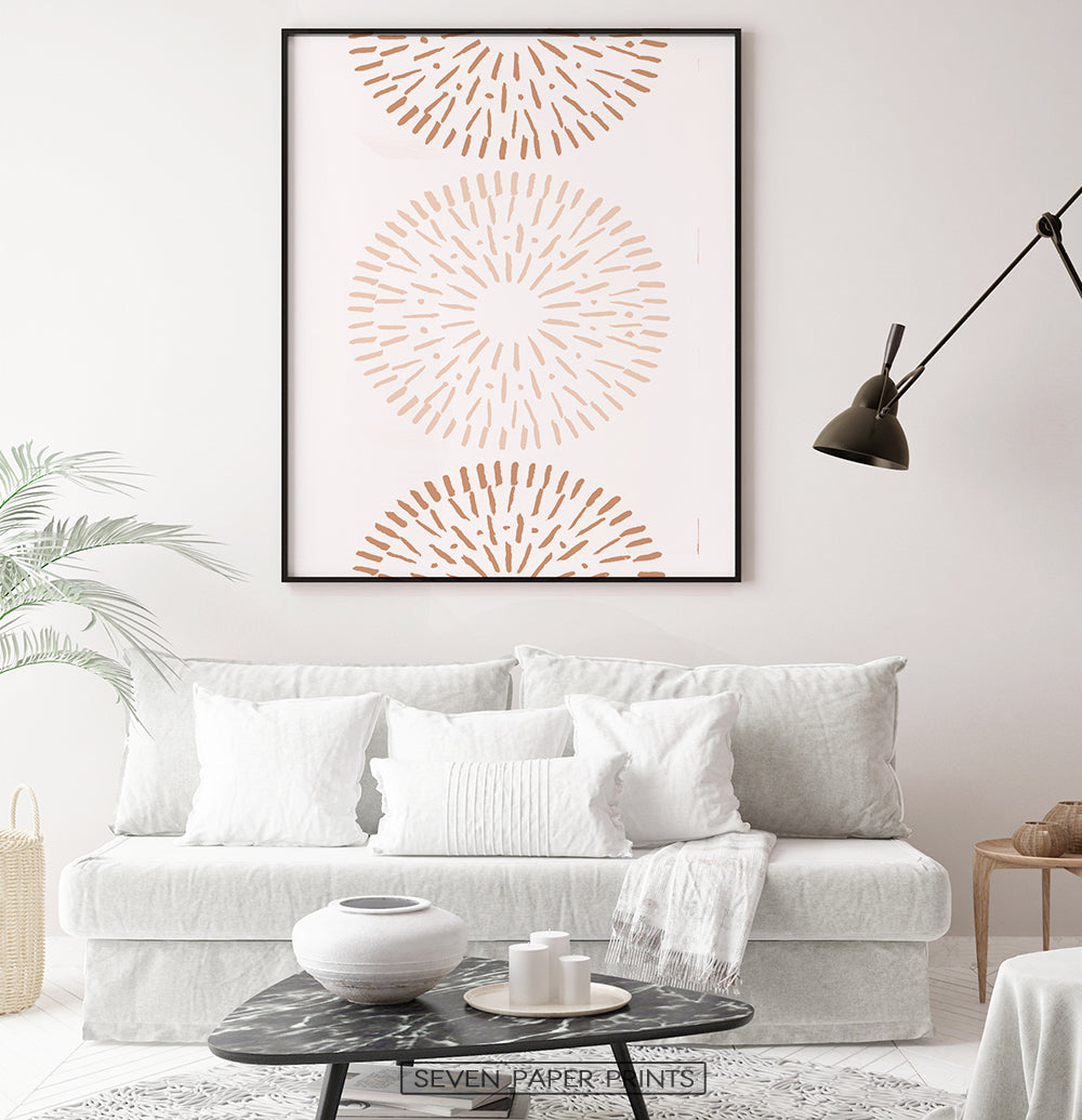 Under Sofa Single Geometric Poster