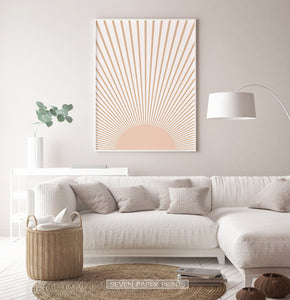 Sunrise Print  for Living Room 