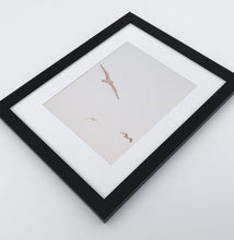 Load image into Gallery viewer, Beige Ocean Print Set - Framed. Waves, Seagulls, Reed
