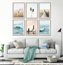 Load image into Gallery viewer, Turquoise Waves and Warm Color Coastal Photography Set
