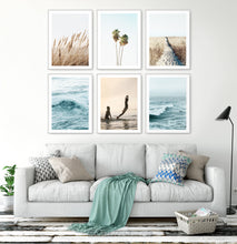 Load image into Gallery viewer, Turquoise Waves and Warm Color Coastal Photography Set
