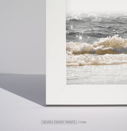 A corner of a white frame
