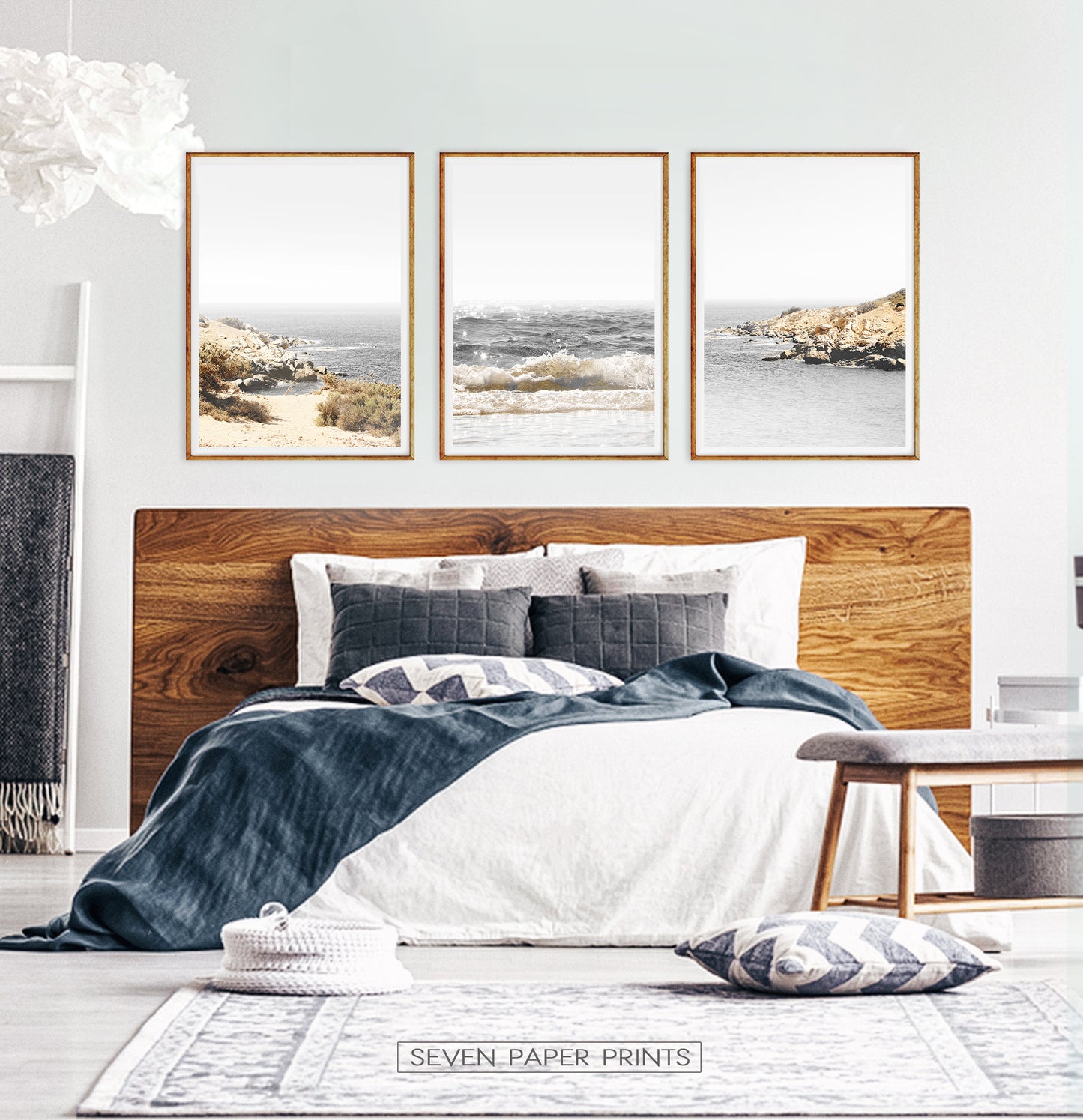 Beach Sunshine Set of 3 Wall Prints