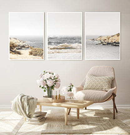 Beach Sunshine Set of 3 Wall Prints