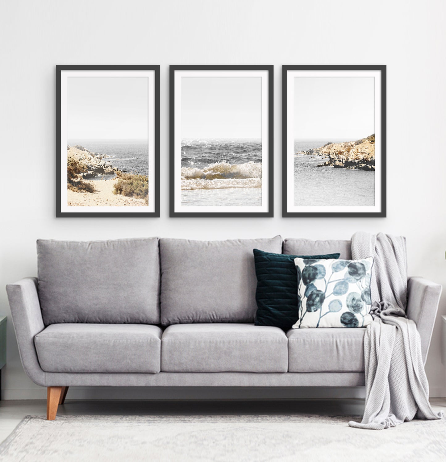 Beach Sunshine Set of 3 Wall Prints