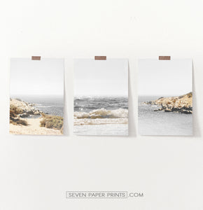 Beach Sunshine Set of 3 Wall Prints