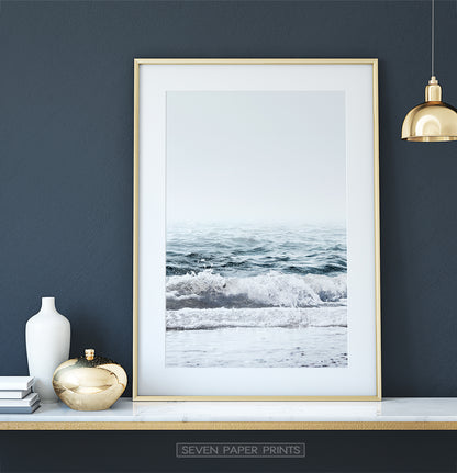 Beautiful Sea Wave Print for Dressing Table. Decor Ideas