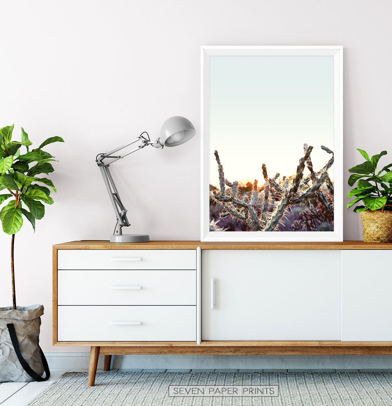 Cactus Sunset Wall Art