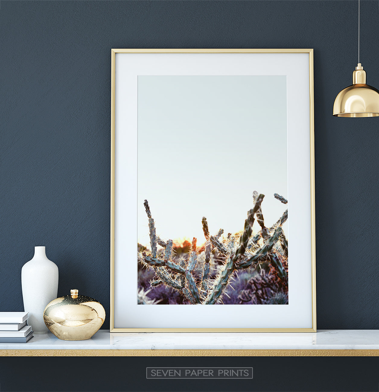 Cactus Sunset Wall Art
