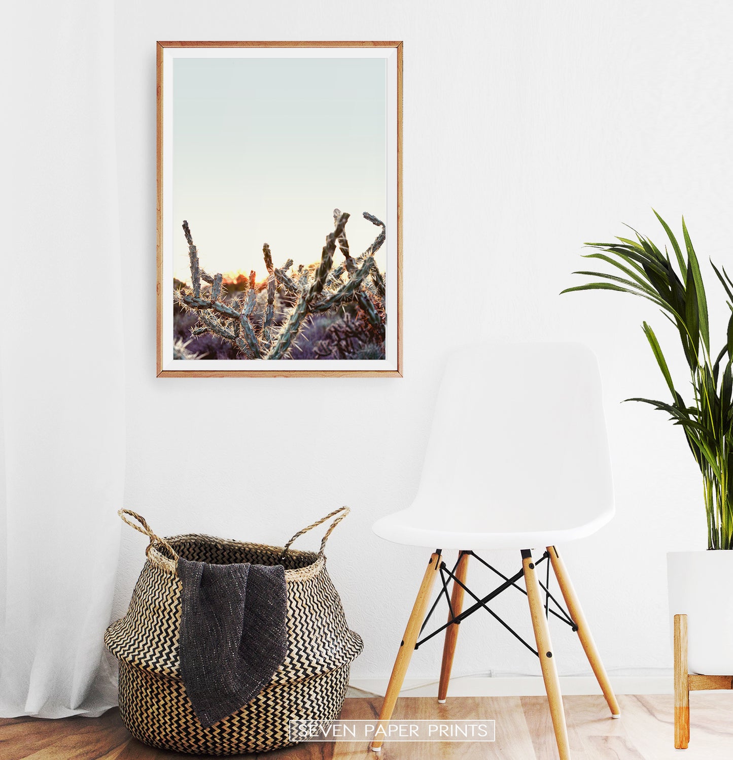 Cactus Sunset Wall Art