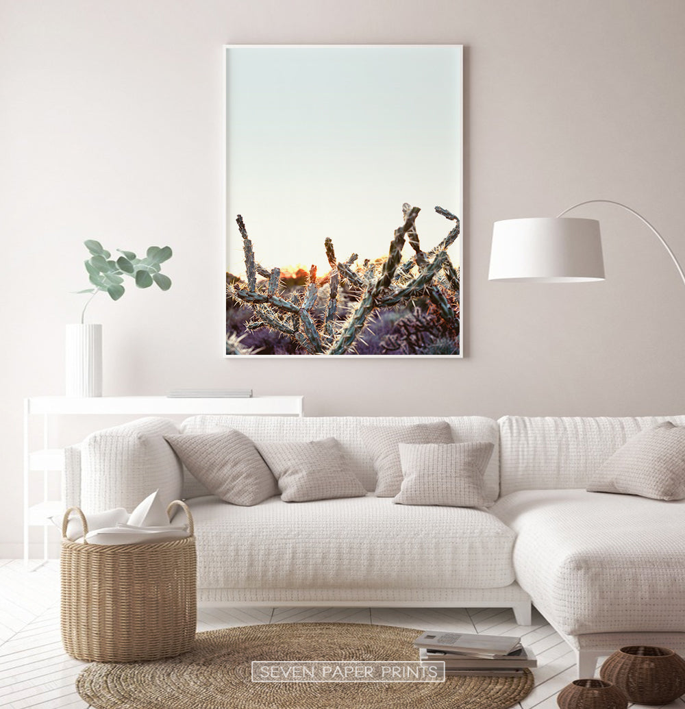 Cactus Sunset Wall Art