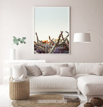 Load image into Gallery viewer, Cactus Sunset Wall Art
