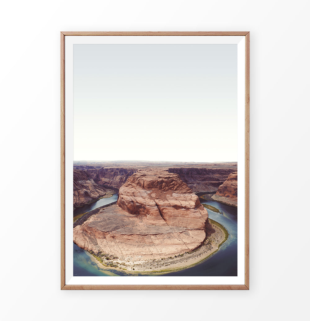 Horseshoe bend wall art, antelope canyon photograph