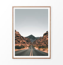 Load image into Gallery viewer, Colorado Mountain pass, Colorado road between rocks
