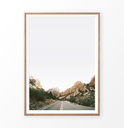 Big Band Print, National Park Texas